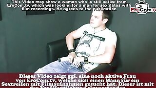 German Teenage Bitch Caught Man In Porno Cinema And Fuck With Him